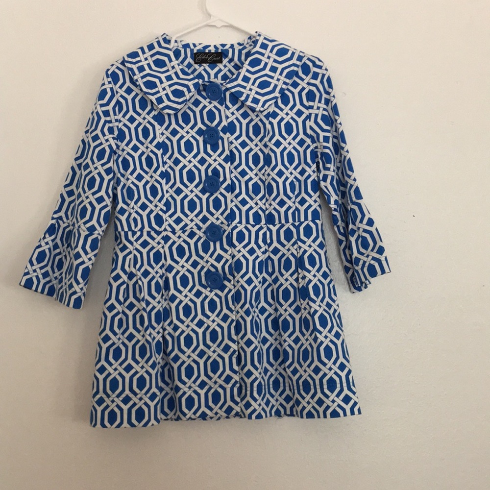 Blue Patterned Jacket
